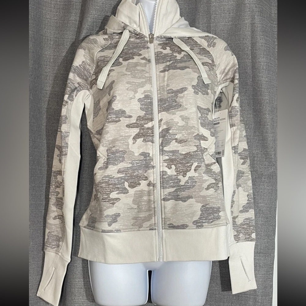 Athleta Camo Women's Triumph Printed Camouflage Zip Up Hoodie Size XS